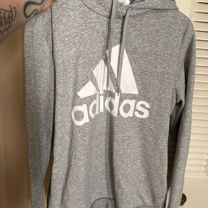 Adidas women’s  Heather Gray Hoodie